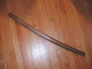 Sa754 Japanese Samurai Sword: Mumei Long Wakizashi In Shirasaya