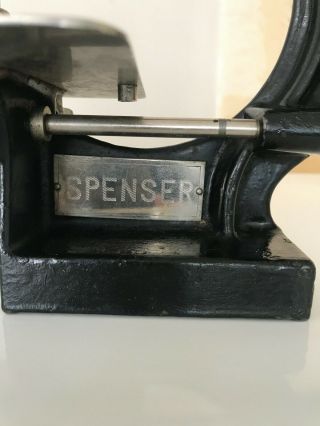 MAGNIFICENT ANTIQUE TOY SEWING MACHINE SPENSER 1900s 4