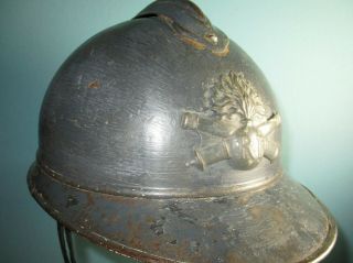 Signed Ww1 French M15 Adrian Helmet Casque Stahlhelm Casco Elmo 胄 шлем