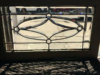 Antique Beveled & Jeweled Glass Transom Window Circa 1900 4