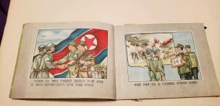 Korean War Propaganda Booklet with Colored,  Colorful Pictures 3