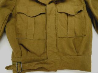 1951 Vintage Australian Winter Battle Dress Wool Uniform Jacket Coat M Medium 3