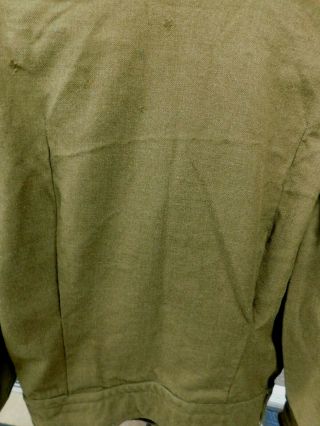 1951 Vintage Australian Winter Battle Dress Wool Uniform Jacket Coat M Medium 9