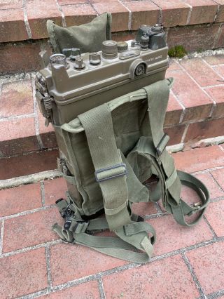 Us Army Prc 10 Radio Field Phone Military Backpack With Accessories