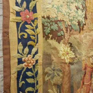 Vintage France Tapestry Wall Hanging Antique 19th Century ? Rare French art 10