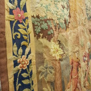 Vintage France Tapestry Wall Hanging Antique 19th Century ? Rare French art 11