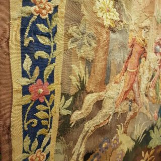 Vintage France Tapestry Wall Hanging Antique 19th Century ? Rare French art 8