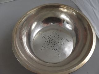 Kalo Sterling Silver Arts & Crafts Hand - Wrought Hammered Ice Bowl 6