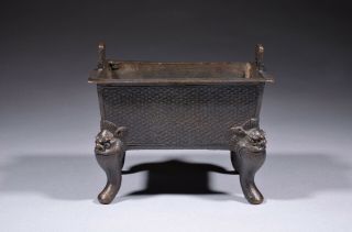 Antique Chinese Bronze Censer,  Yuan Dynasty.