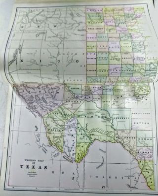 1891 Crams Unrivaled Family World Atlas,  314 Pgs,  Scores of City,  State Maps, 11