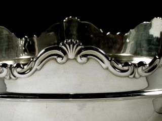 English Sterling Punch Bowl 1904 Montieth Form - No Mono 3