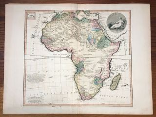 William Faden Map Of Africa - London 1803 - Hand Colored