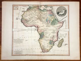 William Faden Map of AFRICA - London 1803 - Hand Colored 5