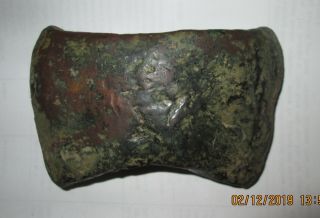 Double edged Central Asian Bronze Axe before c.  1000 BC 4 5/8 