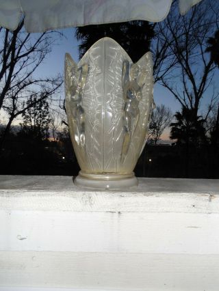 Vintage Lucite Nude Female Vase 11 7/8 "