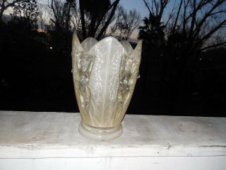 Vintage Lucite Nude Female Vase 11 7/8 