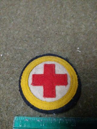 Ww1 Royal Army Medical Corps Ramc Ncos Arm Sleeve Insignia Red Cross Badge Wx68