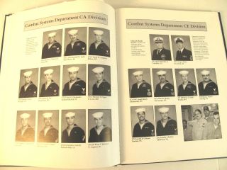 USS COLE DDG - 67 1996 COMMISSIONING BOOK Plankowners HC Cruise USMC MOH Iwo Jima 4
