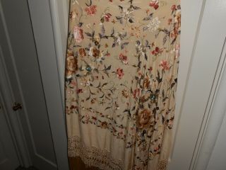 1920 ' s EMBROIDERED PIANO SHAWL 2