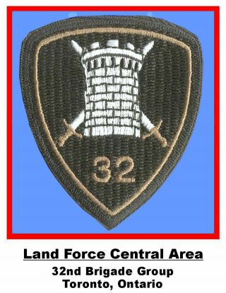 Cloth Badge • Canada • Cafs • Army - 32nd Brigade Group • 1967,  • 190618001•n