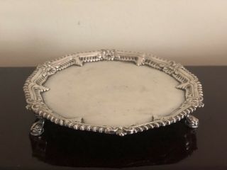 Stunning Georgian Antique English Ebenezer Coker London 1765 Sterling Silver 3