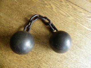 Revolutionary War Era Chain Shot Cannonball