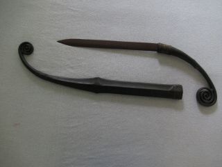 Old rare Mentawai Sword Sumatra Indonesia No Mandau tribal weapon keris klewang 7