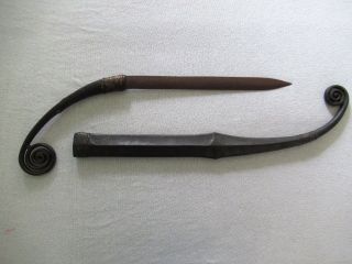 Old rare Mentawai Sword Sumatra Indonesia No Mandau tribal weapon keris klewang 8