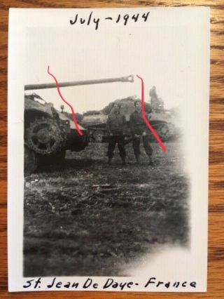 Wwii Photo Wrecked Captured German Panther Tanks Tank Normandy Campaign