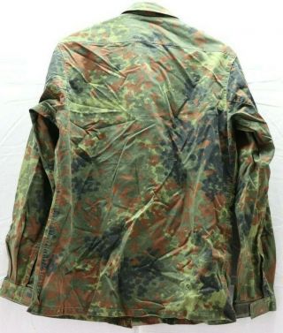 German flecktarn camo Shirt Jacket w zipper size 90cm/gr1= US Small E9954 4