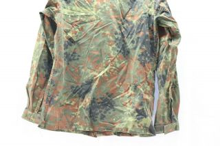 German flecktarn camo Shirt Jacket w zipper size 90cm/gr1= US Small E9954 6