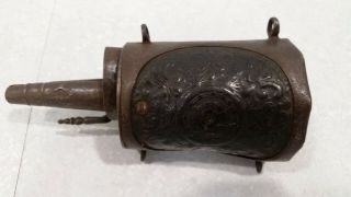 Late 16th or early 17th c Italian powder flask for French musketeer,  matchlock 7