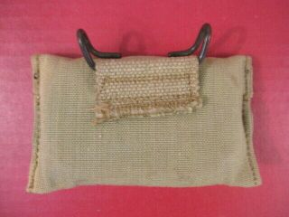 WWI US Army M1910 First Aid Canvas Pouch w/Bauer Bandage - US Army Dtd 1918 1 5