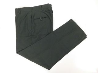 Vintage Us Army Dress Green Poly/wool Serge Ag - 489 Pants 33r Reg Trousers