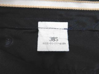 USAF US Air Force Blue 1620 Poly/Wool Service Dress Trousers Pants 34 Short EUC 5