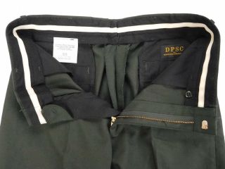 Vintage US Army Dress Green Poly/Wool Serge AG - 489 Pants 32 S Short Trousers EUC 5