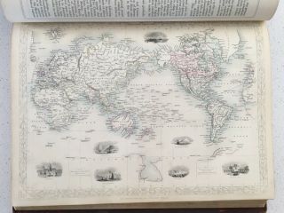 JOHN TALLIS 1851 ATLAS - ILLUSTRATED ATLAS OF THE WORLD,  81 MAPS 4