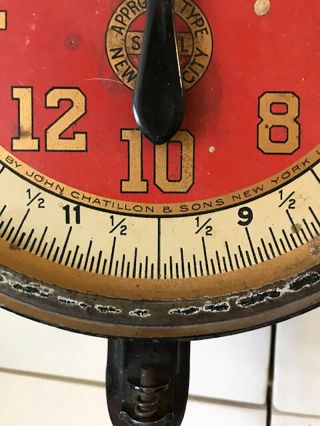 Antique produce scale,  patent 1914,  charming,  all intact 10