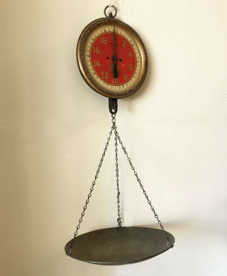 Antique produce scale,  patent 1914,  charming,  all intact 2