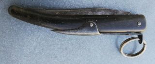 WEHRMACHT WWII GERMAN SOLDIERS FOLDING POCKET KNIFE RARE WAR RELIC 2
