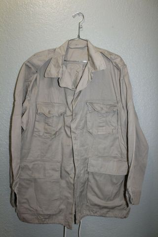 Vintage Ww2 / Korean War Us Army Field Khaki Jacket Us Military 48 Large