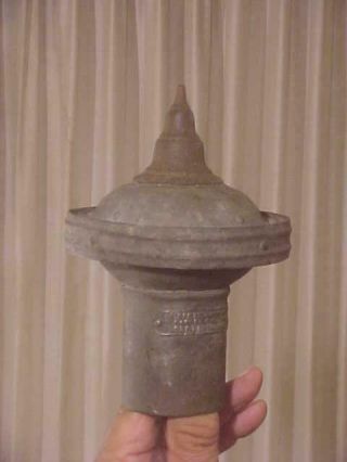Patd.  1889 Salesman Sample Globe Ventilator Co.  Troy N.  Y.  Roof Cupola