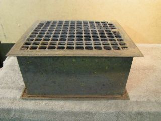 Double Sided Tin Metal Floor / Wall Register Grate Exspandable Vent 12 " X14 "