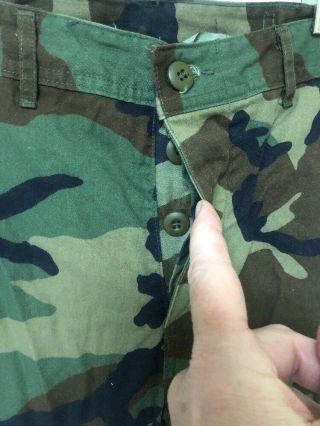 United States Army Camouflage CAMO BDU Woodland Pants Small Regular,  Belt 2