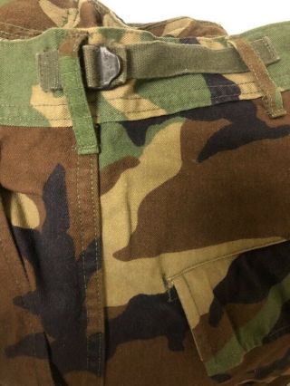 United States Army Camouflage CAMO BDU Woodland Pants Small Regular,  Belt 5