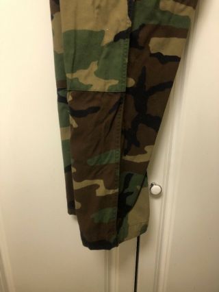 United States Army Camouflage CAMO BDU Woodland Pants Small Regular,  Belt 7