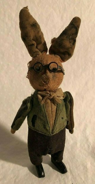 Antique Schuco Wind Up Rabbit Toy.  Early Version And Rare Germany