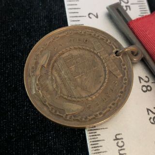 USS Idaho Medal 1913 US Navy Antique on Ribbon WWI 3