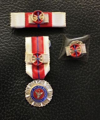 Malaysia Sarawak Distinguished Service Medal Star Ppt Miniature Silver Malaya