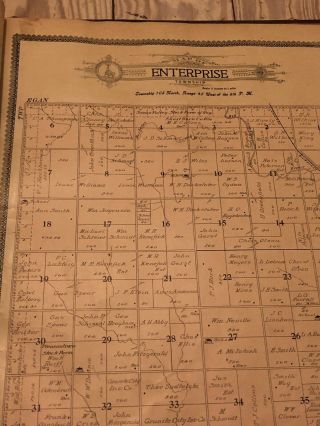 1909 STANDARD ATLAS PLAT BOOK MOODY COUNTY SOUTH DAKOTA SD OGLE ILLUSTRATIONS 10